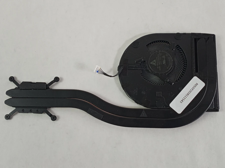 Lot of 2 Lenovo 5H40S72946 ThinkPad P14s Gen 1 Copper 5-Pin BGA 1528 Laptop CPU Fan with Heatsink