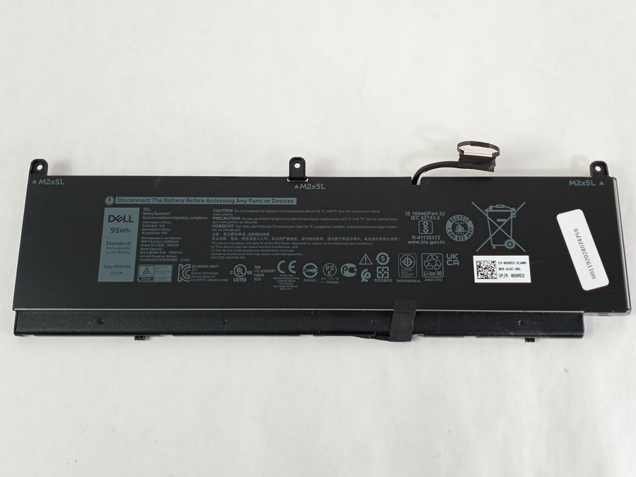 Lot of 2 Dell Precision 7760 7922 mAh 6 Cell 11.4 V Laptop Battery PKWVM