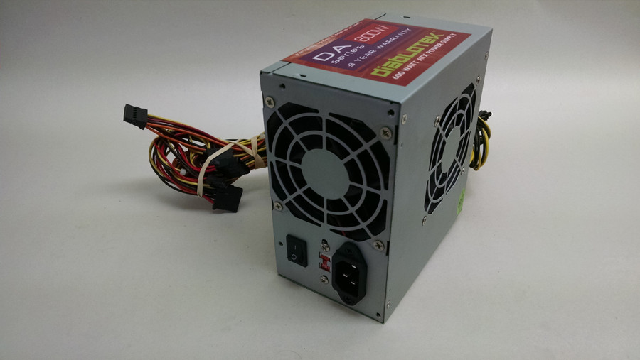 DiabloTek PSDA600 600W 24 Pin ATX Desktop Power Supply