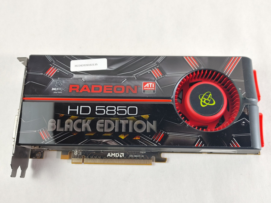 XFX AMD Radeon HD 5850 Black Edition 1 GB GDDR5 PCI Express 2.0 x16 Video Card