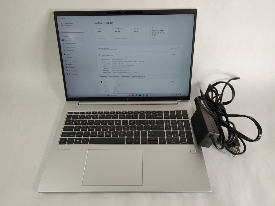 HP EliteBook 865 G9 Ryzen 5 Pro 6650U 2.90 GHz 16 GB DDR5 256 GB NVMe Windows 11 Pro Laptop WINACTC1 C1