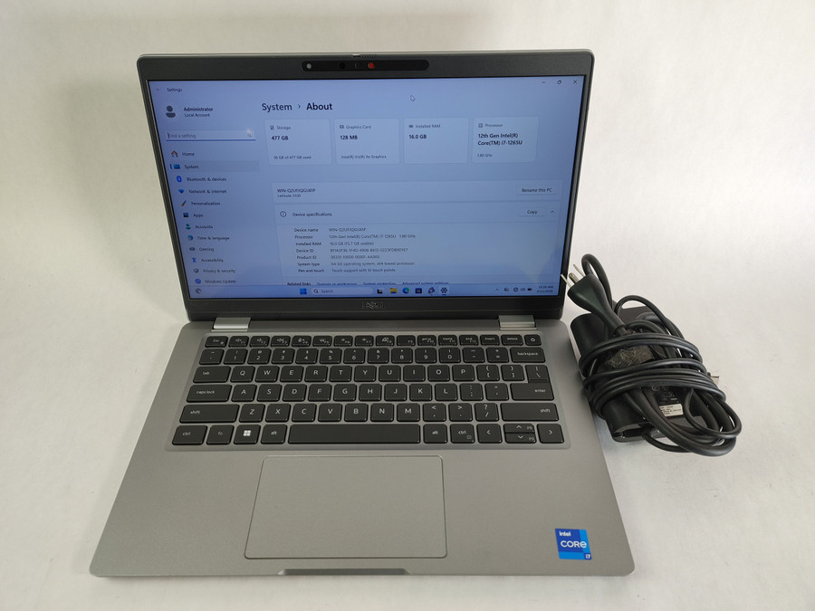 Dell Latitude 5330 Core i7-1265U 1.80 GHz 16 GB DDR4 512 GB NVMe Windows 11 Pro Laptop WINACTD6 D6