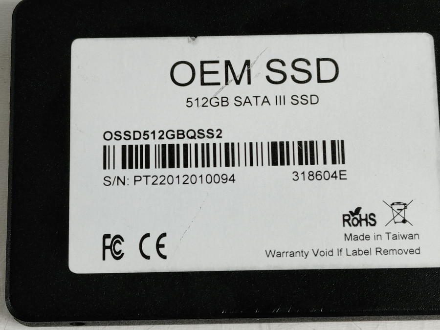 Unbranded OEM OSSD512GBQSS2 512 GB SATA III 2.5 in Solid State Drive