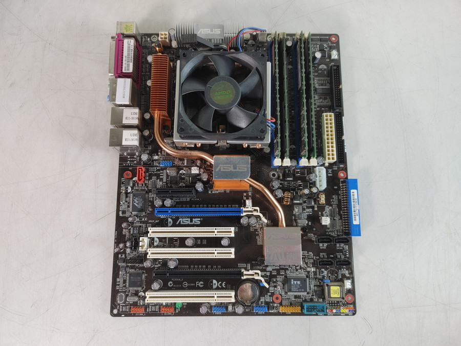 Asus A8N32-SLI Deluxe AMD Athlon 64 X2 4800+ 2.50 GHz 2 GB DDR Motherboard
