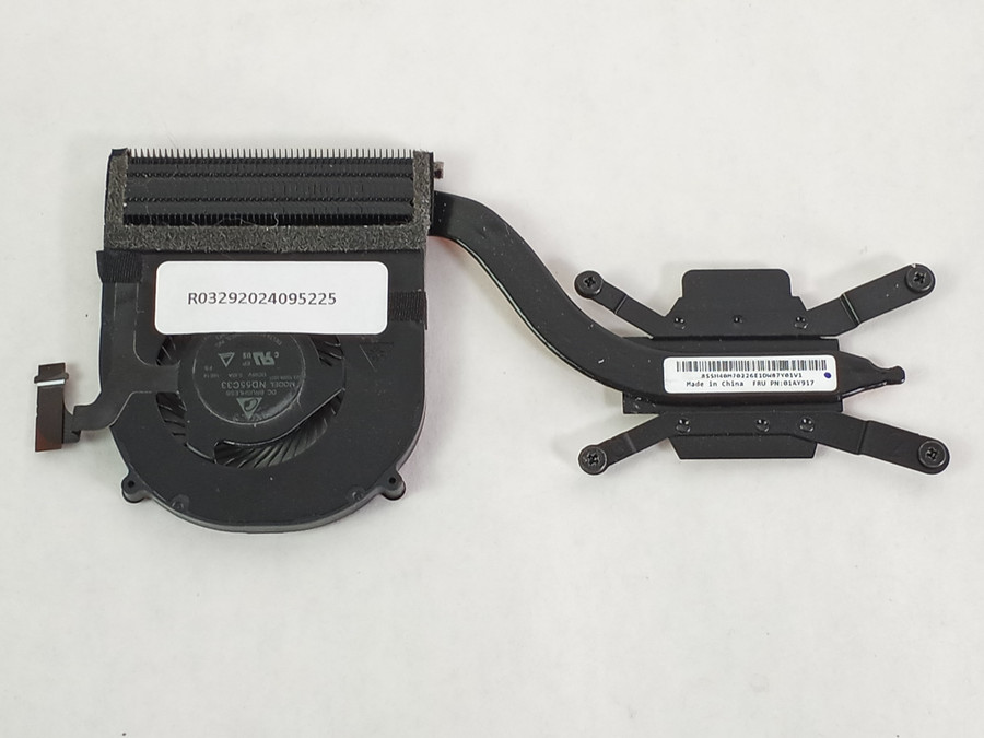 Lenovo 01AY917 ThinkPad X1 Yoga 3rd Gen Copper Ribbon BGA 1356 Laptop CPU Fan with Heatsink