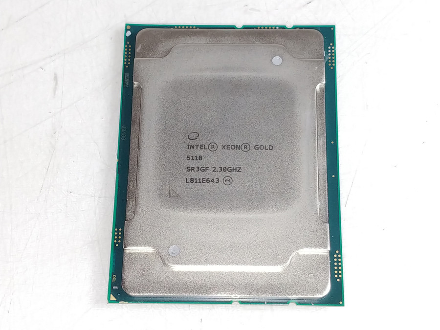 Lot of 5 Intel Xeon GOLD 5118 2.30 GHz LGA 3647-0 Server CPU Processor SR3GF