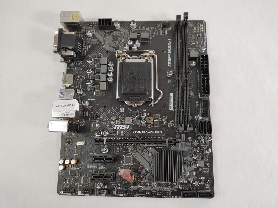 MSI H310M PRO-VDH PLUS Intel LGA 1151 DDR4 Desktop Motherboard