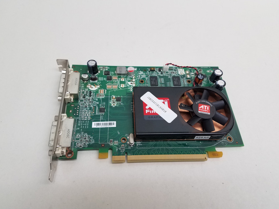 Lot of 2 ATI FireGL V3600 256 MB DDR2 SDRAM PCI Express x16 Desktop Video Card