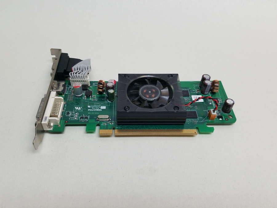 Lot of 2 Pegatron ATI Radeon HD 3450 256 MB DDR2 PCI Express 2.0 x16 Video Card