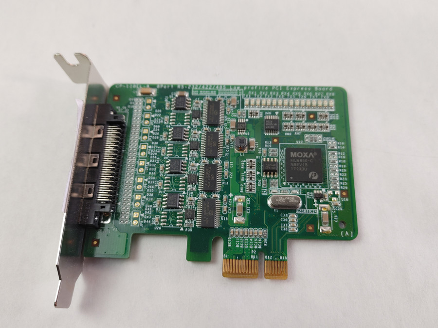 Moxa 8 Port RS-232/422/485 PCI Express Serial Board CP-118EL-A Low Profile