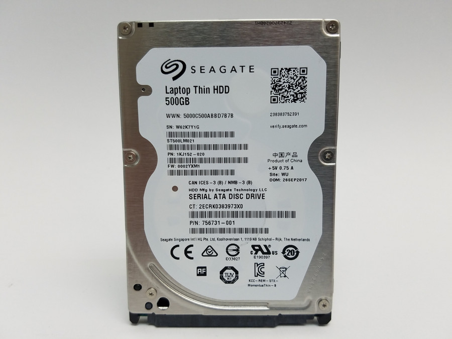 Seagate Thin HDD ST500LM021 500 GB 2.5" SATA III Laptop Hard Drive