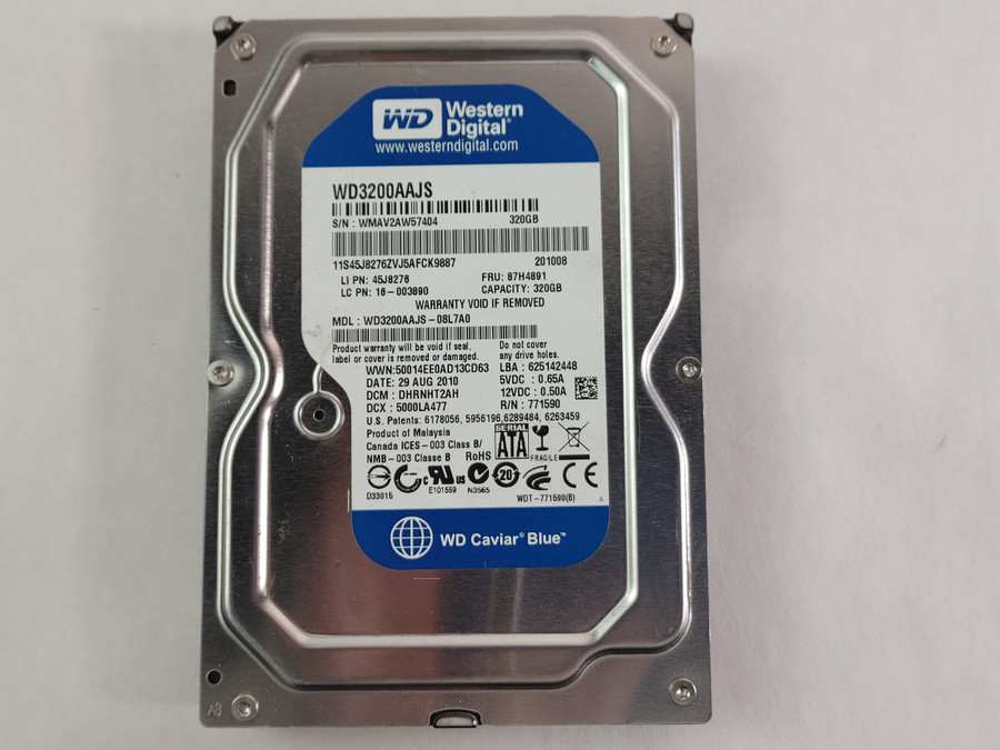 Western Digital WD3200AAJS 320 GB 3.5 in SATA II Desktop Hard Drive