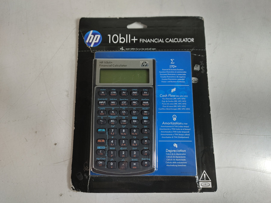 New HP 10BII Plus Financial Calculator - NEW/SEALED