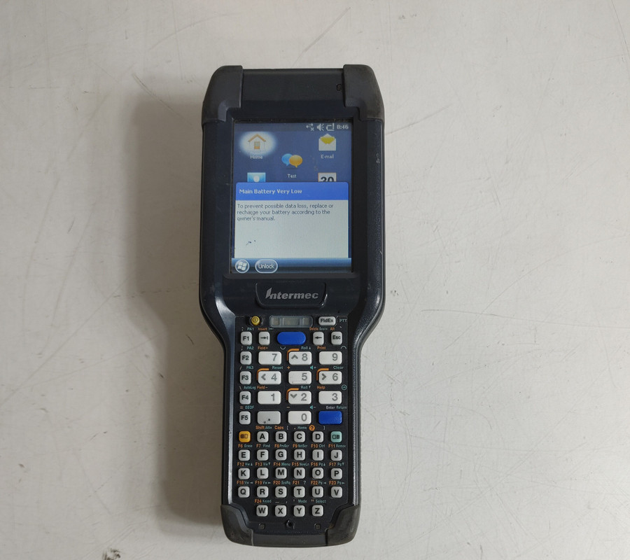 Intermec CK3X 1007CP02 Windows Barcode Scanner Mobile Computer With Battery