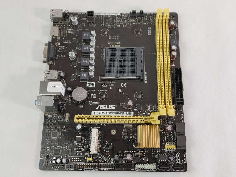 Asus  A68BM-A/M32BF  Socket FM2+ DDR3 SDRAM Desktop Motherboard