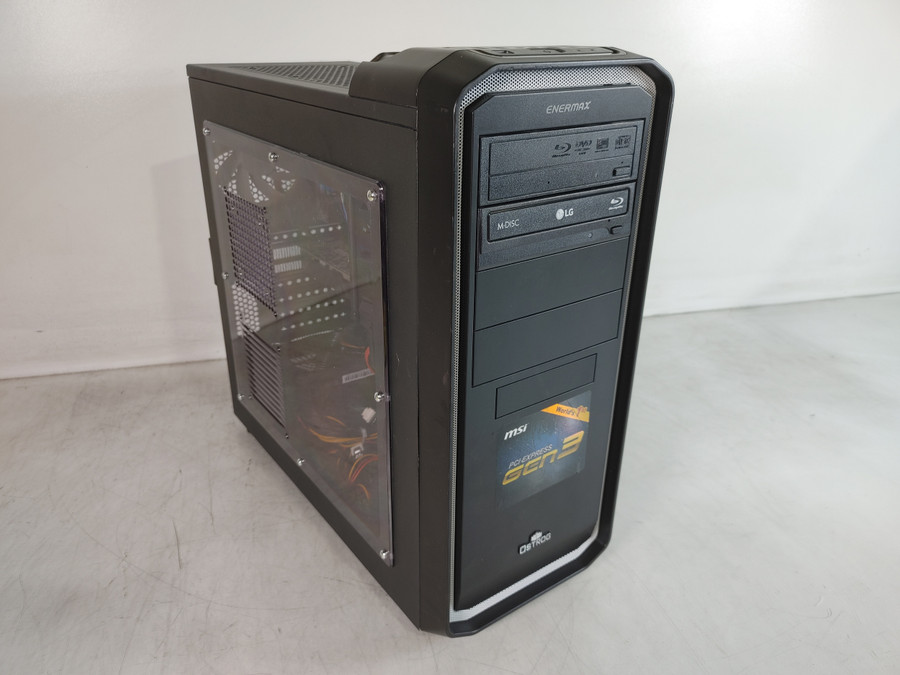 Enermax Ostrog Intel i5-3570K 3.40 GHz 16 GB DDR3 GTX 1050 Desktop - No HDD