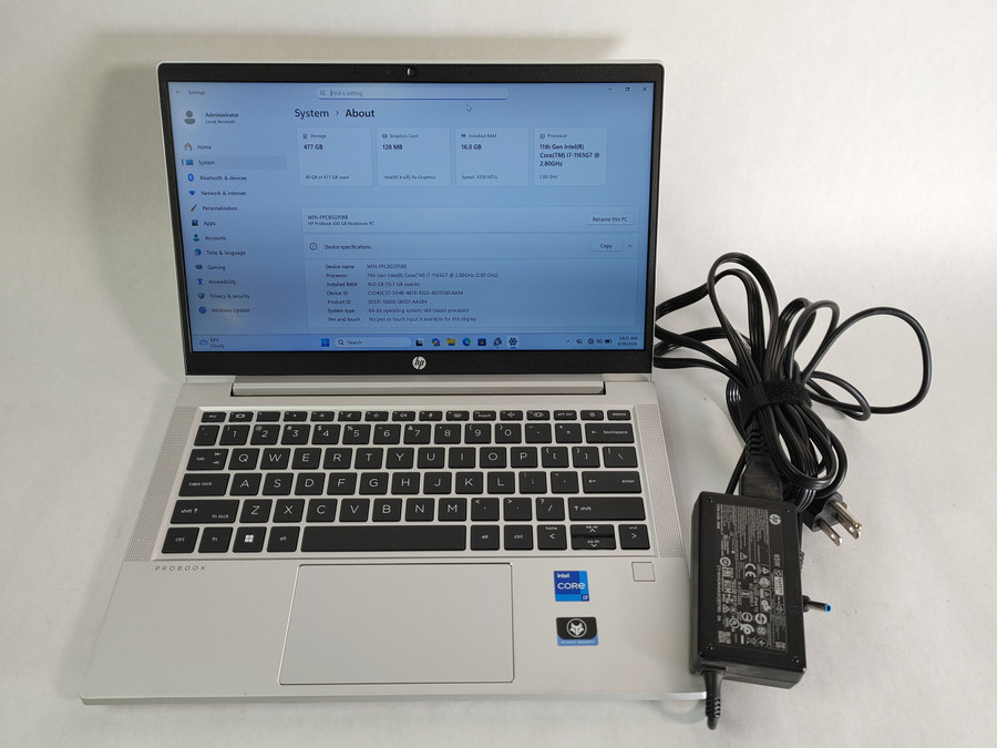 HP ProBook 430 G8 Core i7-1165G7 2.80 GHz 16 GB DDR4 512 GB NVMe Windows 11 Pro Laptop WINACTC7 C7
