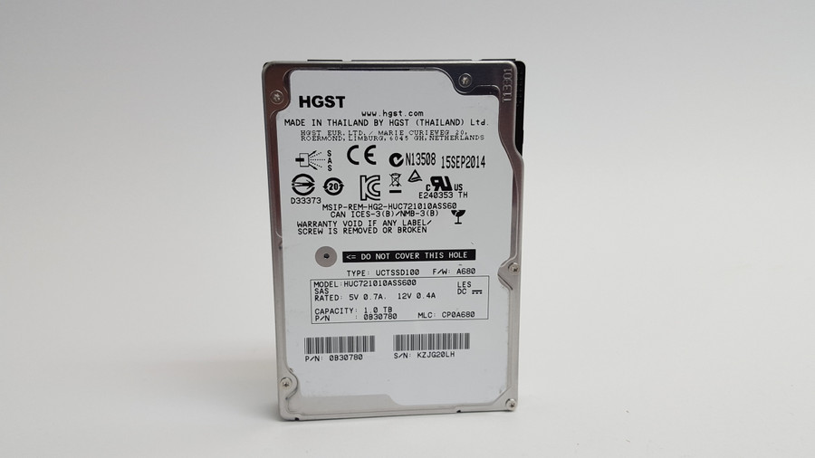 HGST  Ultrastar HUC721010ASS600 1 TB SAS 2 2.5 in Enterprise Drive