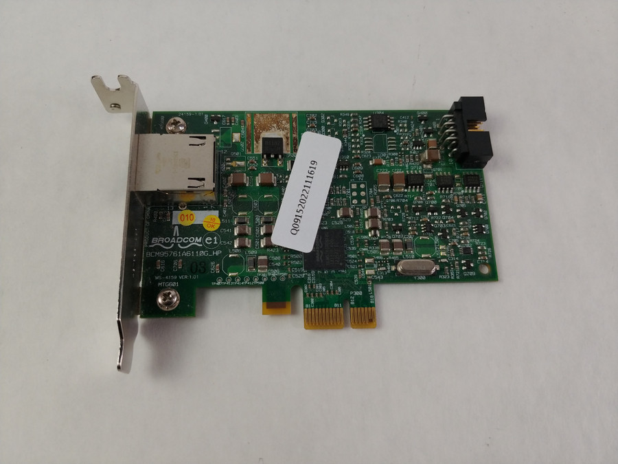 HP 482914-001 PCI Express x1 Gigabit Low Profile Ethernet Card