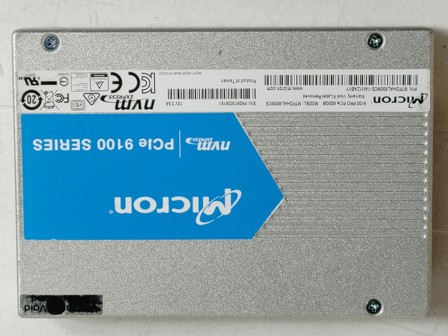 Micron 9100 MTFDHAL800MCE 800 GB PCI Express 2.5 in Solid State Drive