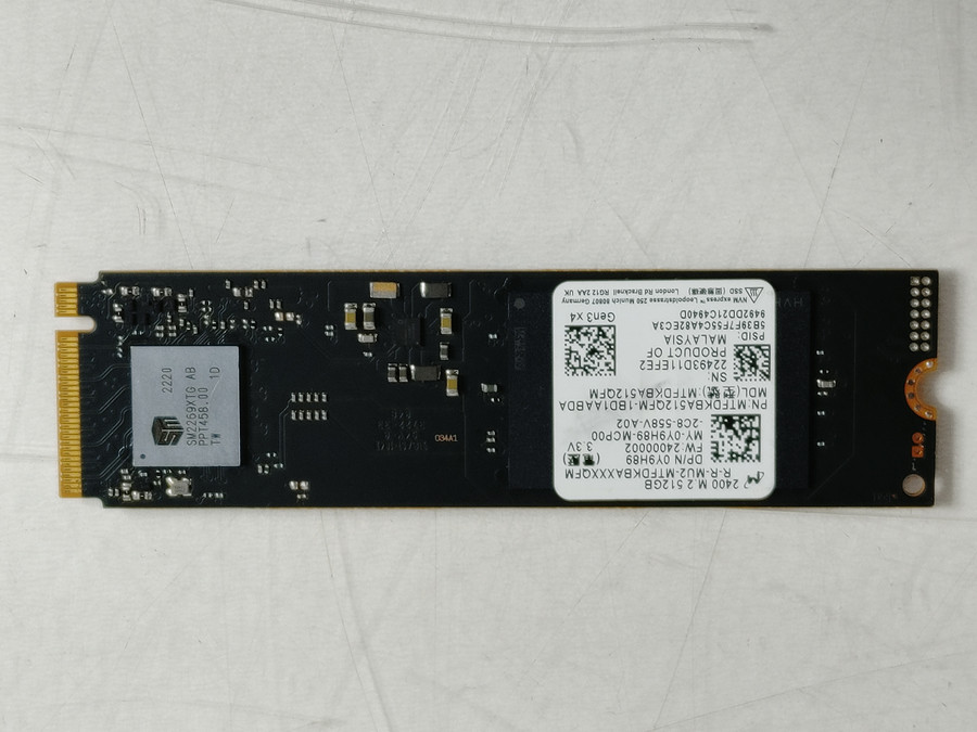 Micron 2400 MTFDKBA512QFM 512 GB NVMe 80mm Solid State Drive