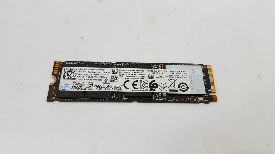 Intel Pro 7600p SSDPEKKF512G8L 512 GB NVMe 80mm Solid State Drive