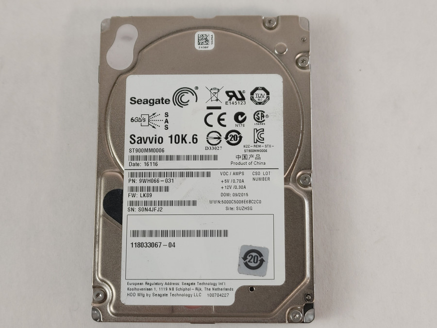 Seagate Cisco ST900MM0006 900 GB SAS 2 2.5 in Enterprise Hard Drive