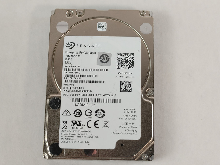 Seagate EMC ST900MM0168 900 GB SAS 3 10K 2.5 in Enterprise Hard Drive