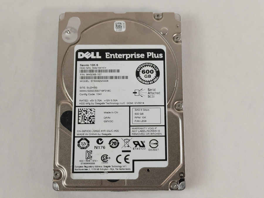 Seagate Dell Enterprise Plus ST600MM0006 600 GB 2.5" SAS 2 Hard Drive