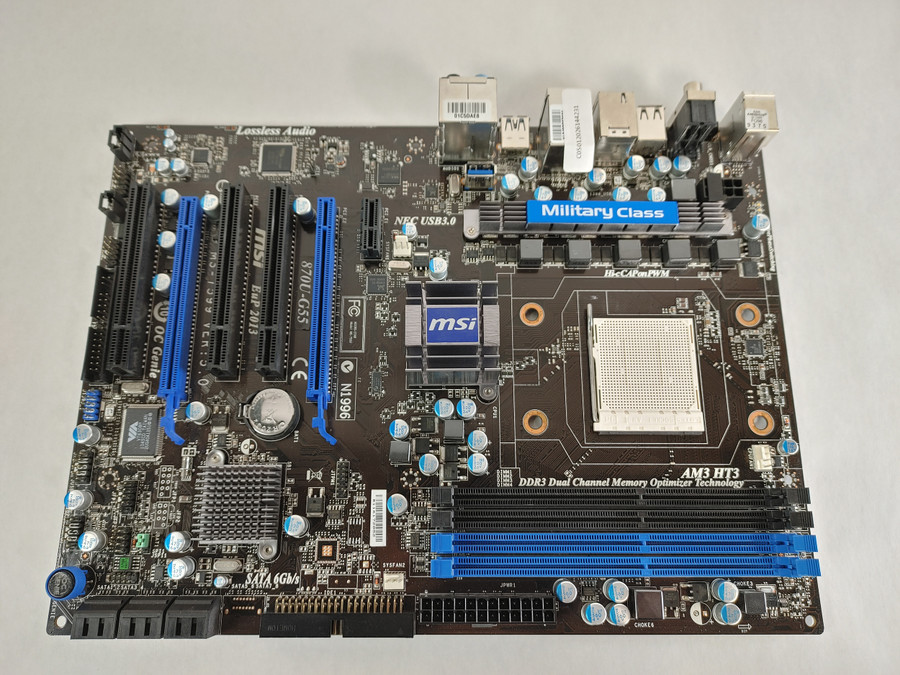 MSI 870U-G55 AMD Socket AM3 DDR3 Desktop Motherboard w/ I/O shield