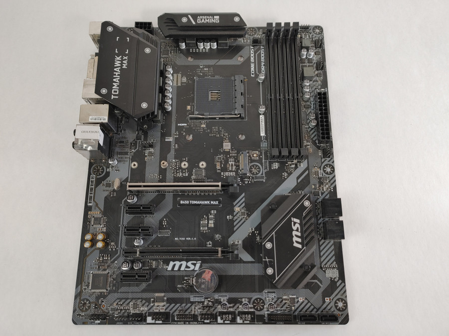 MSI B450 TOMAHAWK MAX AMD Socket AM4 DDR4 Desktop Motherboard