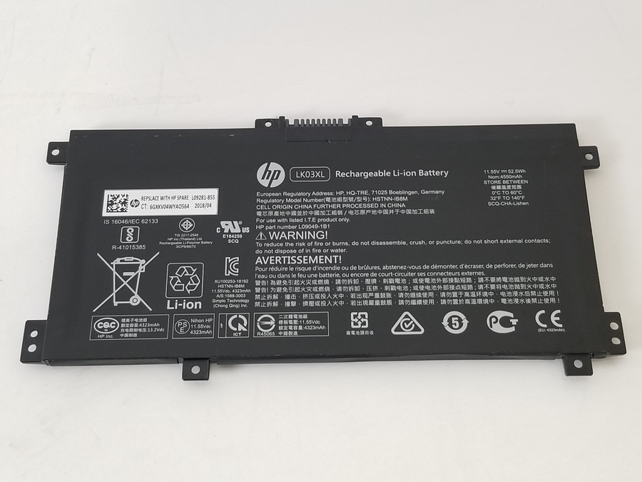 HP L09281-855 4550mAh 3 Cell Laptop Battery for Envy 17-CE Series