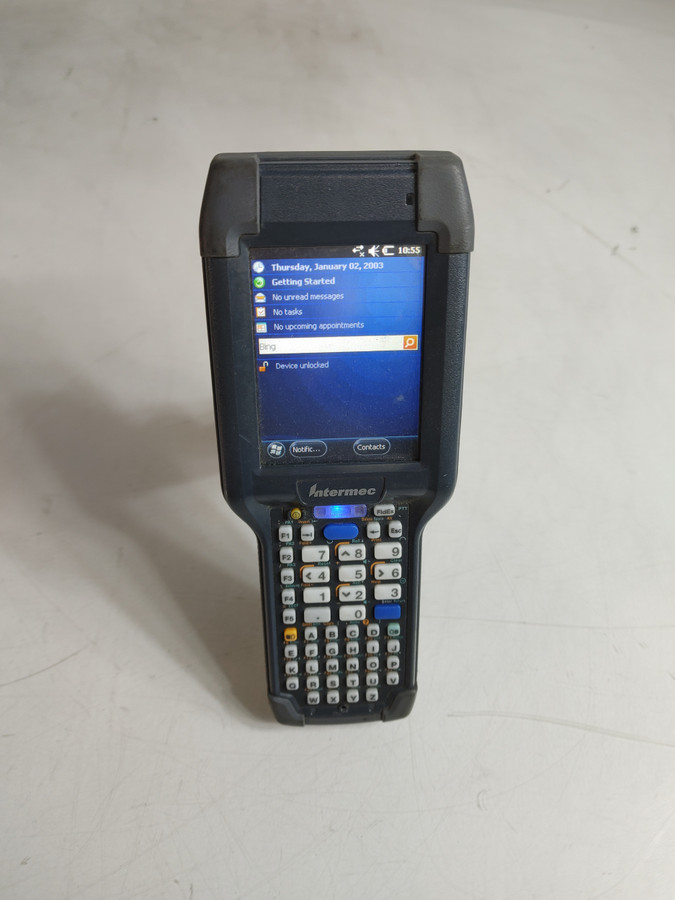 Intermec CK3X 1007CP02 Windows Barcode Scanner + Battery + Pistol Grip