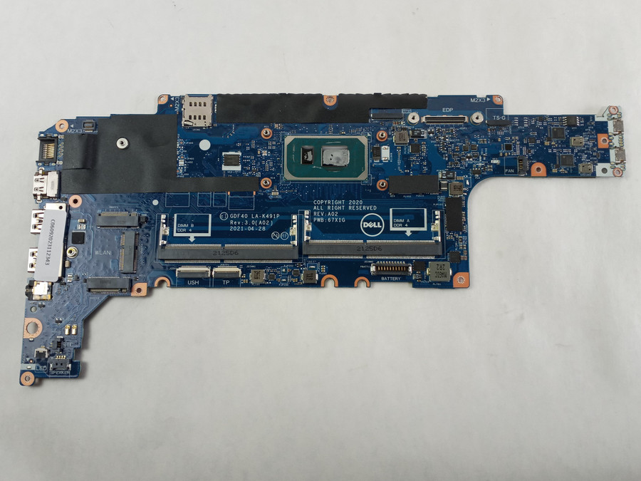 Dell Latitude 5420 14P1W Intel 2.4 GHz  Core i5-1135G7 DDR4 Motherboard