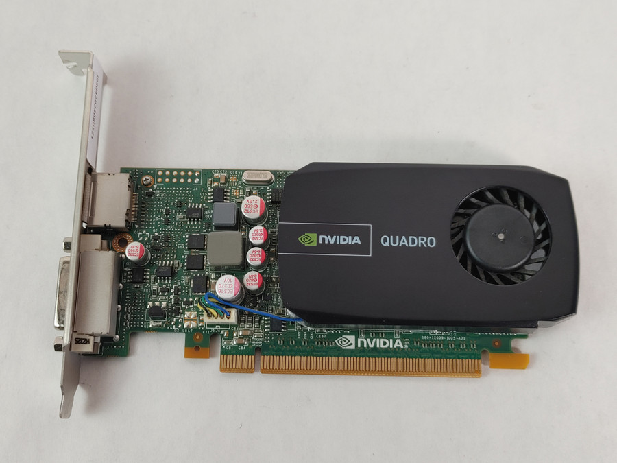 Lot of 2 Nvidia Quadro 600 1 GB DDR3 PCI Express 2.0 x16 Desktop Video Card
