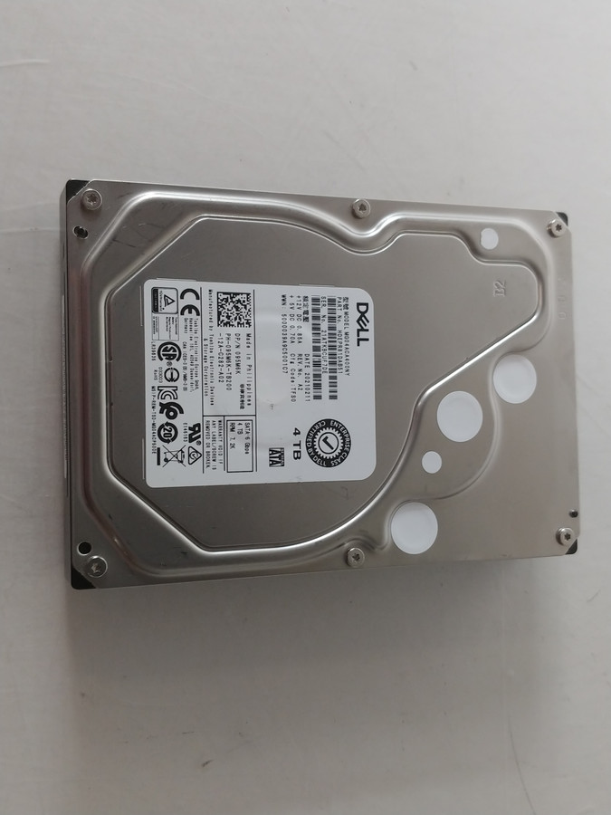 Lot of 5 Toshiba Dell  MG04ACA400NY 4 TB SATA III 3.5 in  Drive
