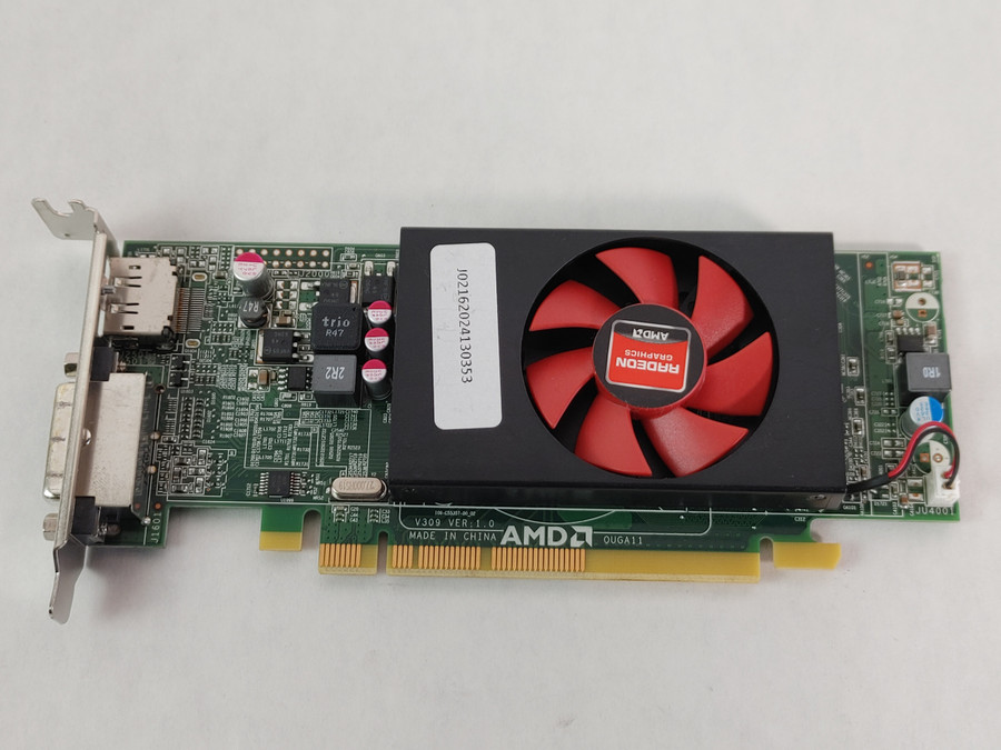 Lot of 2 AMD Radeon R5 240 1 GB DDR3 PCI Express 3.0 x16 Low Profile Video Card