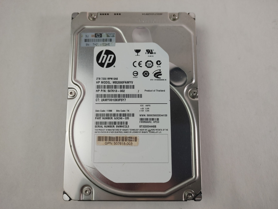 Seagate HP Constellation ST32000444SS 2 TB 3.5" SAS 2 Enterprise Drive