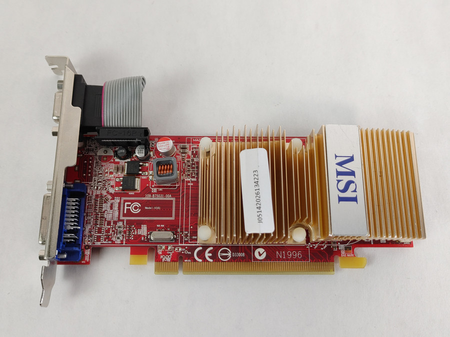 MSI ATI Radeon HD 4350 256 MB DDR2 PCI Express 2.0 x16 Video Card