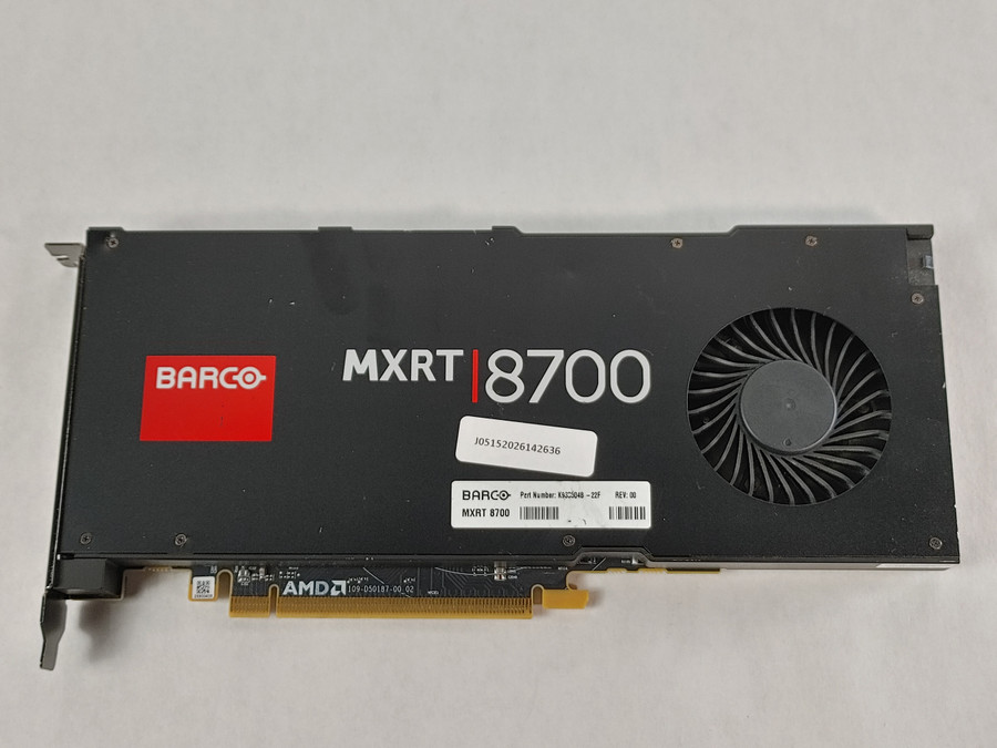 AMD Barco MXRT-8700 16 GB GDDR5 PCI Express 3.0 x16 Video Card