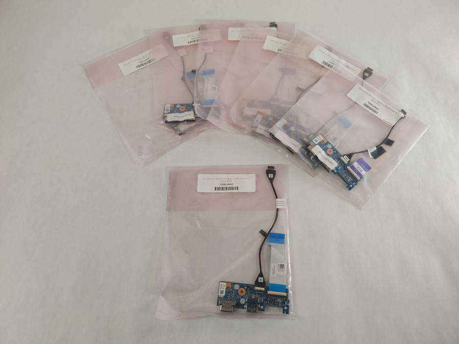 Lot of 7 Dell Latitude 3580 Laptop USB/SD Card Reader/VGA IO Board 3FR5T