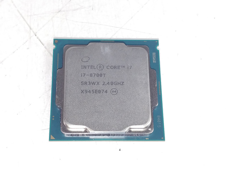 Lot of 2 Intel Core i7-8700T 2.4 GHz 8GT/s LGA 1151 Desktop CPU Processor SR3WX