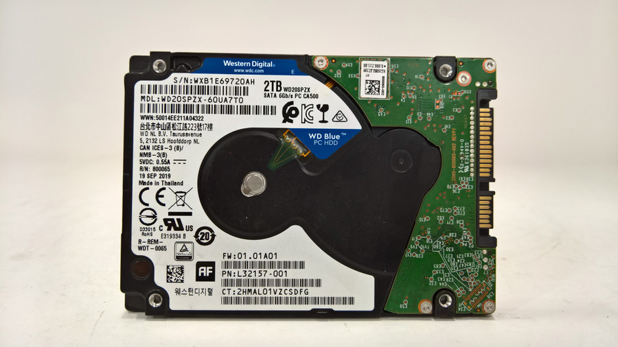 Western Digital  Blue Mobile WD20SPZX 2 TB SATA III 2.5 in Laptop Drive