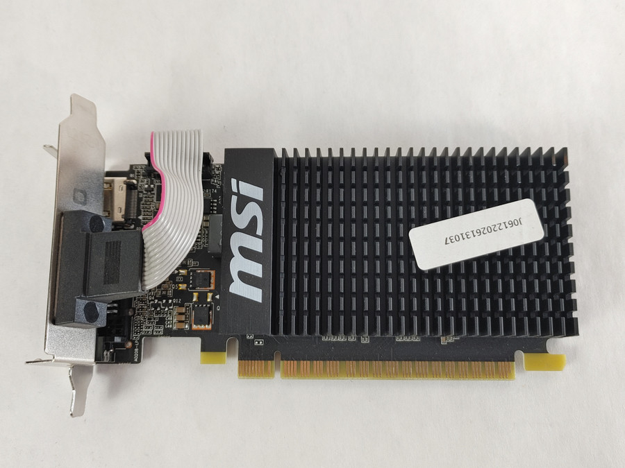 Lot of 2 MSI NVIDIA GeForce GT 710 1 GB DDR3 PCI Express 2.0 x16 Low Profile Video Card