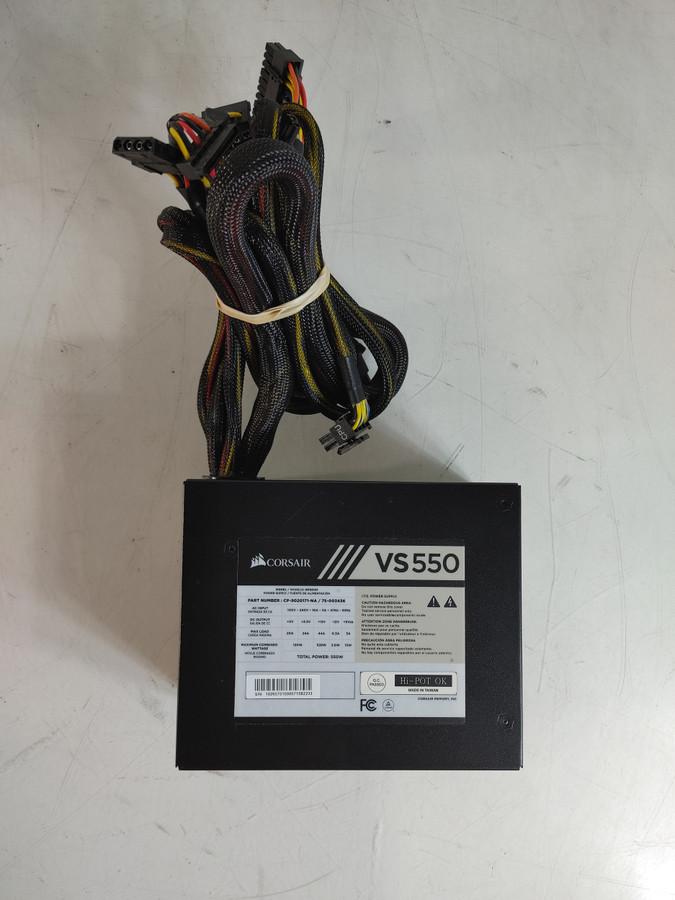 Corsair VS550 550 W 20+4 Pin ATX Desktop Power Supply CP-9020171-NA