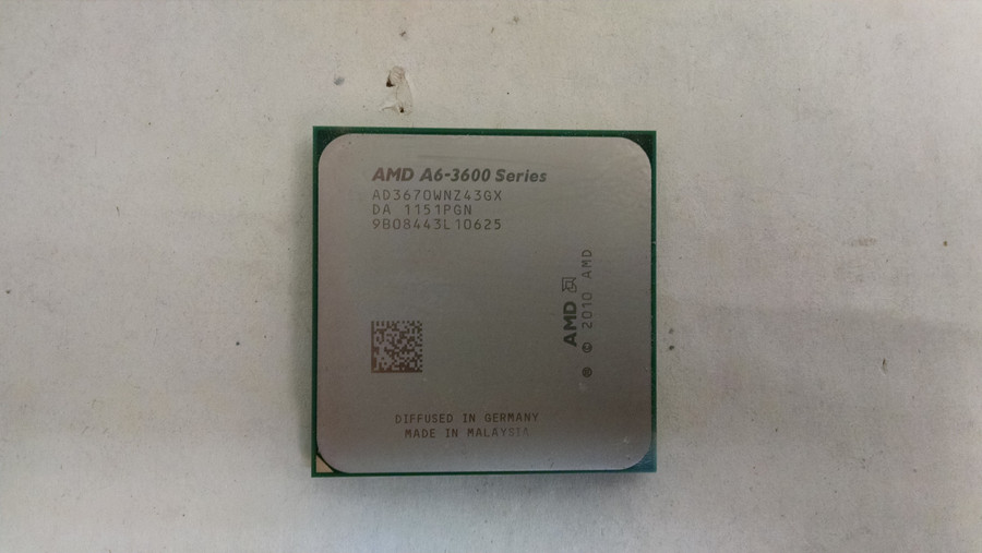 AMD AD3670WNZ43GX A-Series A6-3670K Socket FM1 2.7GHz Desktop CPU