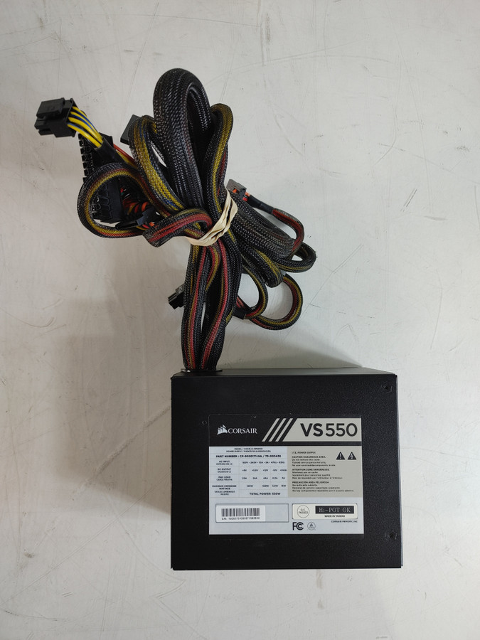 Corsair VS550 550 W 20+4 Pin ATX Desktop Power Supply CP-9020171-NA