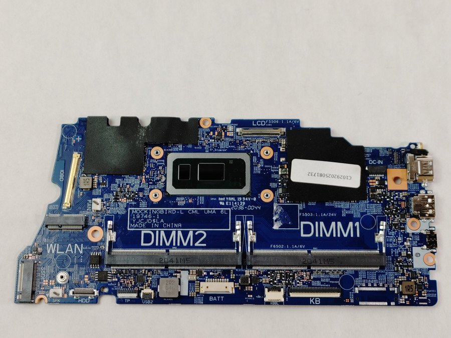 Lot of 2 Dell Latitude 3510 Core i3-10110U 2.10 GHz DDR4 Motherboard 2G2J7