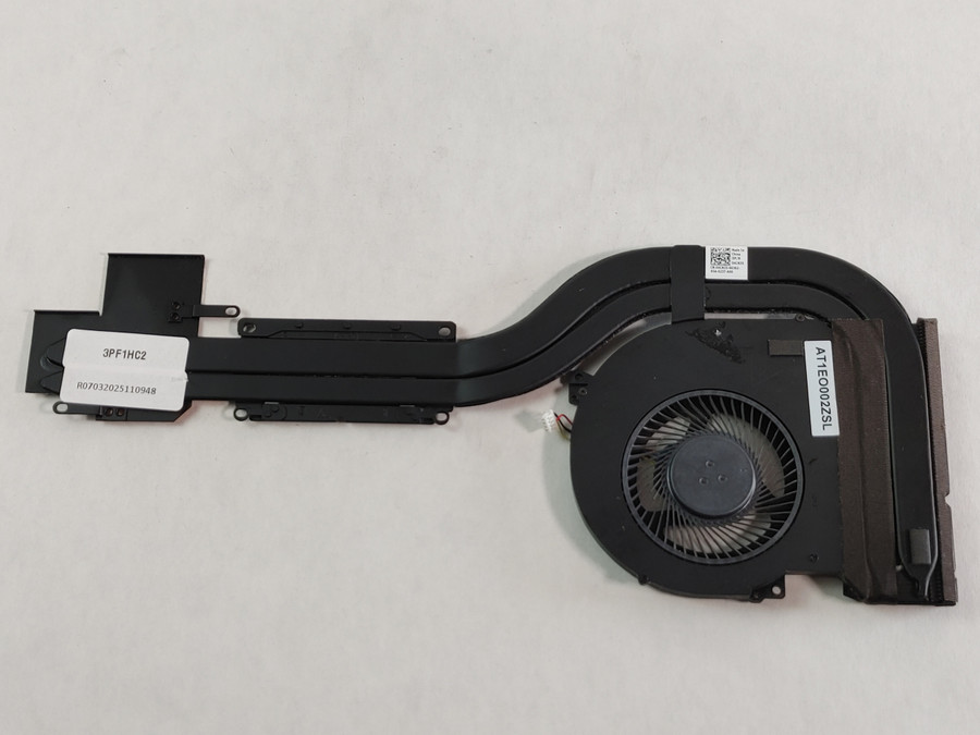 Lot of 2 Dell 4CN35 4-Pin Copper CPU Fan with Heatsink For Precision 3510