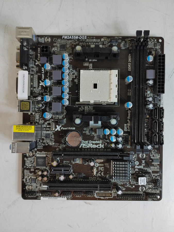 ASRock FM2A55M-DGS AMD Socket FM2 DDR3 Desktop Motherboard